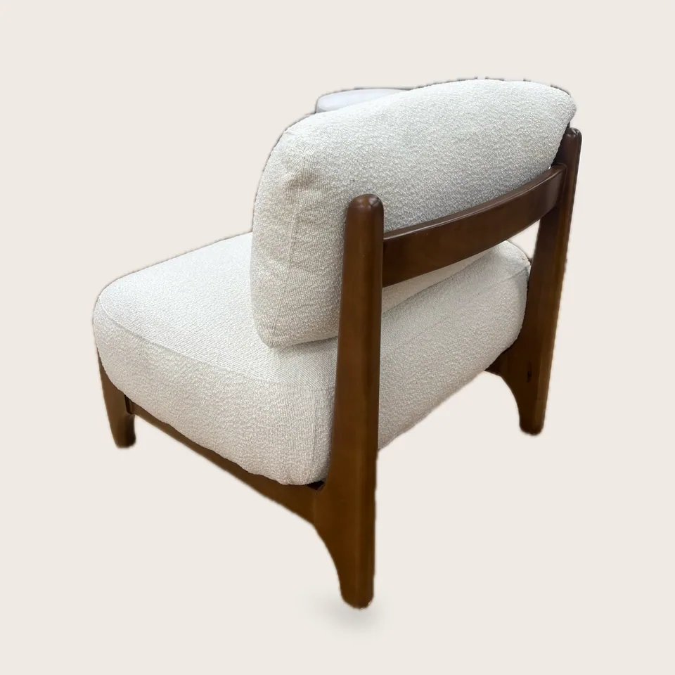 Boucle Lounge Chair view 2