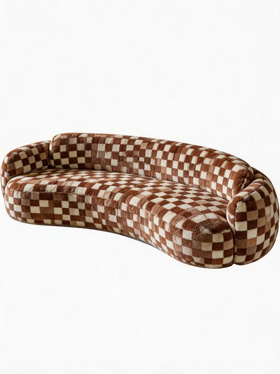 Checkerboard Crescent Sofa