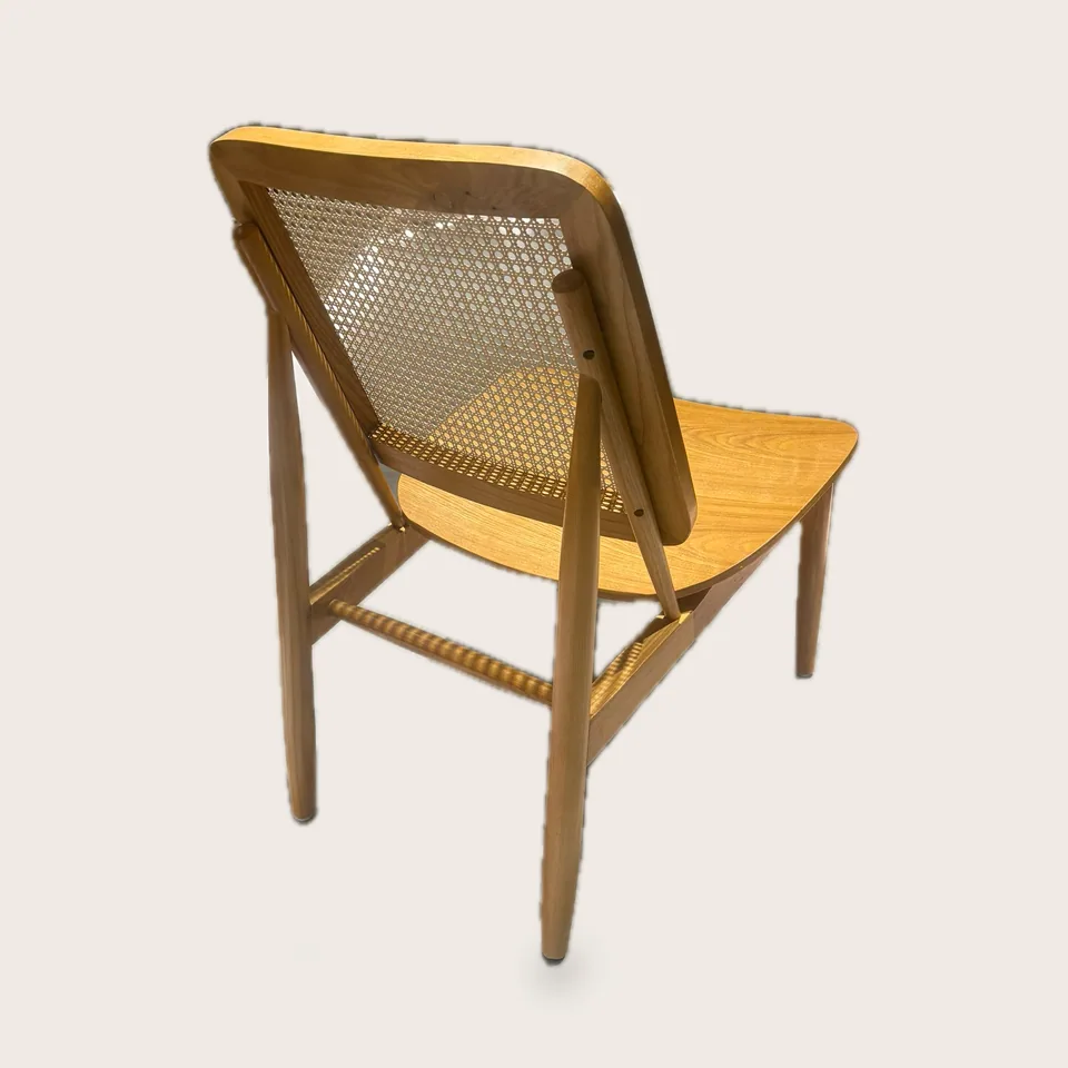 Demitasse Cane-Back Chair view 2