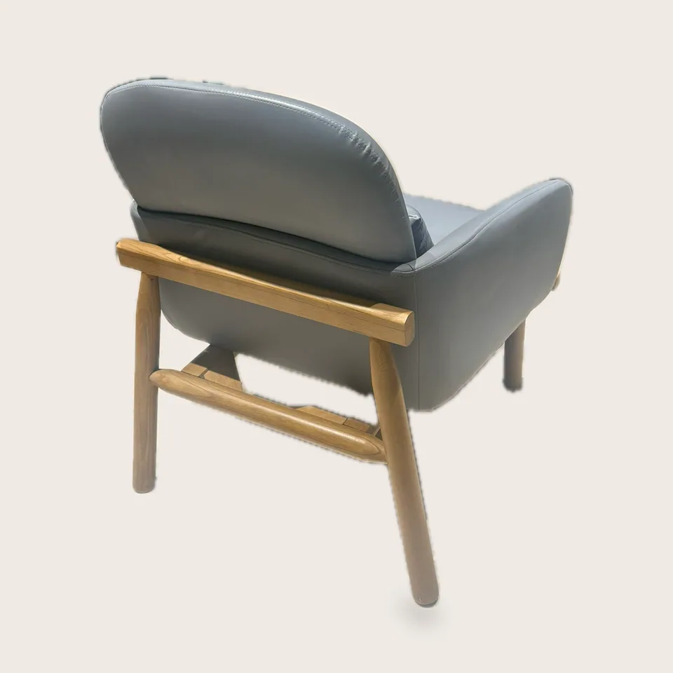 Flat White Lounge Armchair view 2