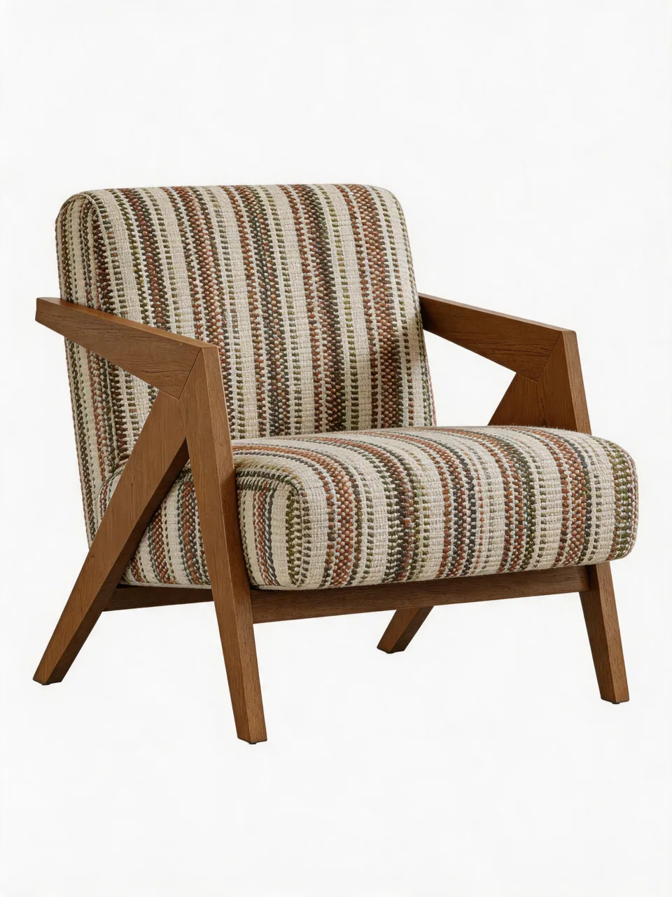 Harvest Stripe Compass Armchair view 2