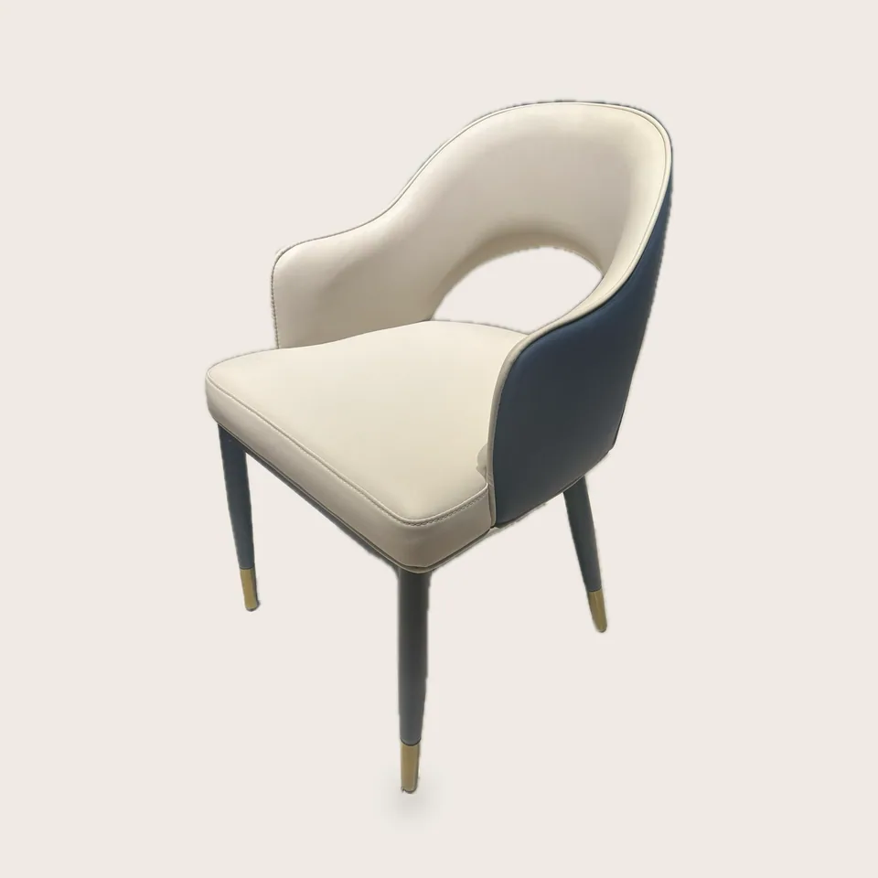 Keyhole Two-Tone Dining Chair