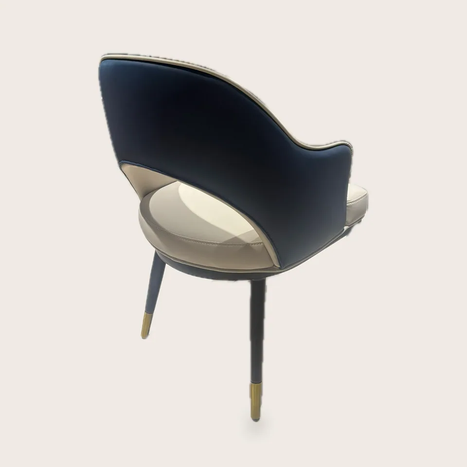 Keyhole Two-Tone Dining Chair view 2