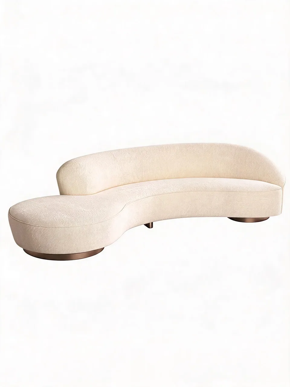 Long Arc Sofa on Disc Feet