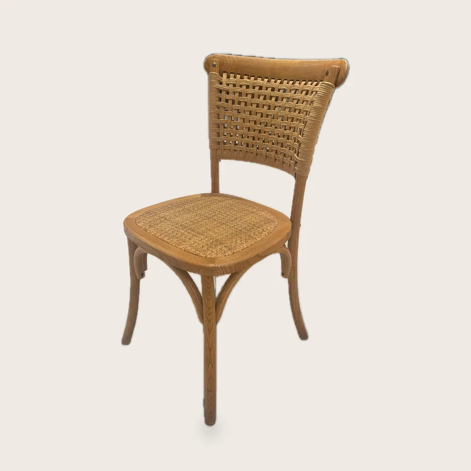 Lungo Lattice-Back Chair