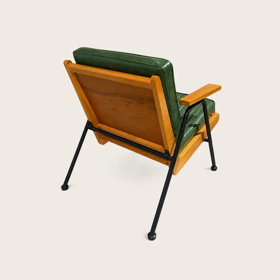 Moss Channel Lounge Armchair view 2
