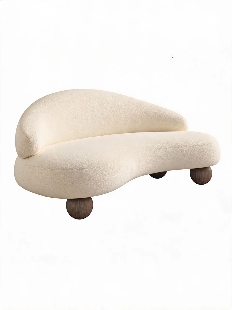 Pebble Sofa on Ball Feet