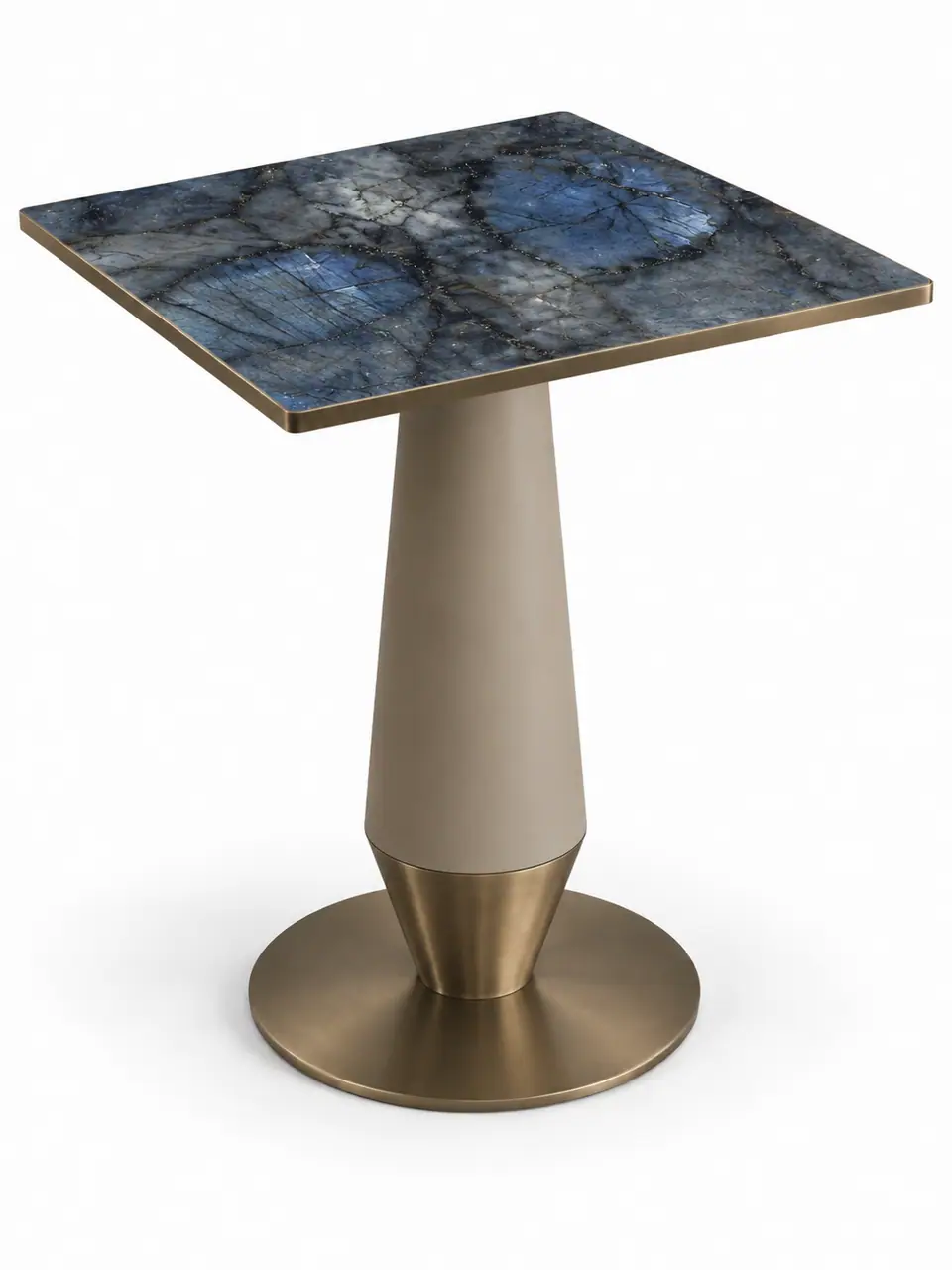 Sapphire Blue Pedestal Two-Top