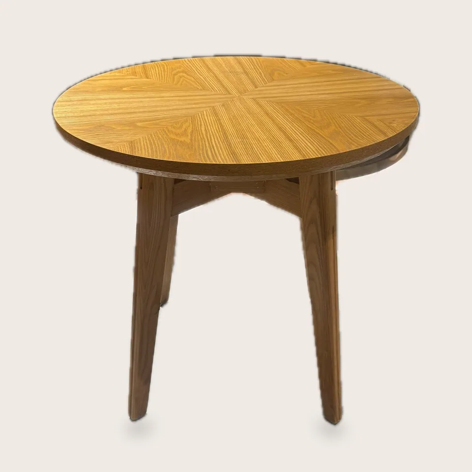 Sunburst Veneer Round Table