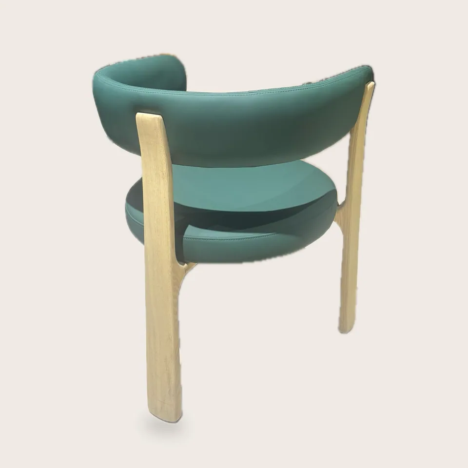 Teal Ring Chair view 2